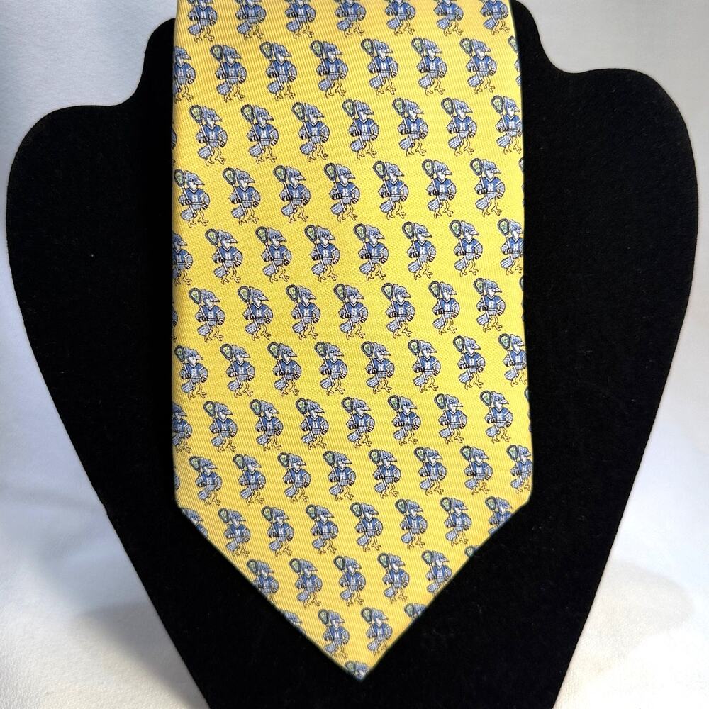 Johns Hopkins Vineyard‎ Vines Custom Blue Jay Hockey Silk Tie - Retired